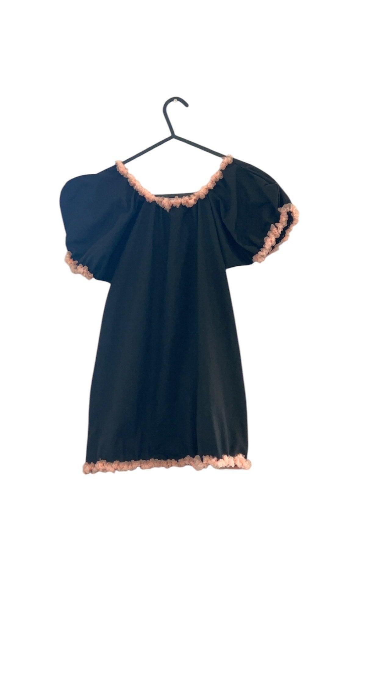 Black Rose Gold Floral Dress